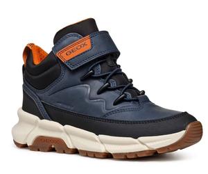 Geox Winterschuhe Flexyper Plus B ABX G (Synthetik/Textil, wasserdicht) dunkelblau Kinder/Jungen, Größe Euro (US) 35 (3,5)