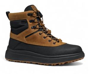 Geox Winterschuhe Granito + Grip ABX D (wasserdicht, warm Innenfutter) mustardgelb/schwarz Herren, Größe Euro (US) 43 (10)