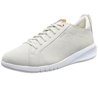 Geox Damen D AERANTIS Sneaker, Off White/Camel, 38 EU