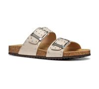 Geox Damen D BRIONIA R I Flat Sandal, Papyrus, 38 EU
