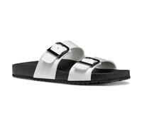 Geox Damen D BRIONIA R M Flat Sandal, White, 39 EU