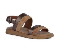Geox D DANDRA Sandal, Bronze/Camel, 39 EU