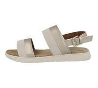 Geox Woman D DANDRA SANDALS LT GOLD/OFF WHITE 38_EU