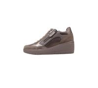Geox D ILDE C Sneaker, DK Taupe, 40 EU