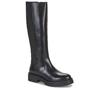 Geox D IRIDEA Knee High Boot, Black, 40 EU