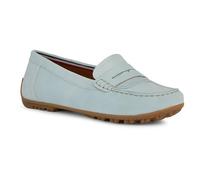 Slipper GEOX "D KOSMOPOLIS + GRIP" Gr. 39, blau (hellblau) Damen Schuhe Slip ons mit Geox Spezial Membran (43992201-39)