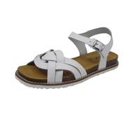 Geox Damen D LEUCA A Flat Sandal, White, 39 EU