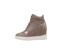 Geox D Maurica Leder Damen Dunkel Taupe Turnschuhe EU 39/UK 6