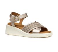 Geox Keilsandaletten "Meliconia" in Gold - 43% | Größe 37 | Damen Sandalen