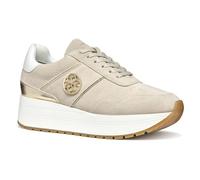 Geox Damen D New Kency Sneaker, Lt Taupe Lt Gold, 39 EU