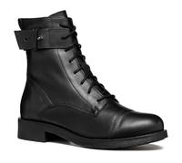 GEOX WOMAN D RAWELLE BIKER/AMPHIBIANS BOOTS BLACK 38_EU