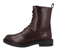 Schnürstiefelette GEOX "Geox Stiefelette Leder", Damen, Gr. 36, rot (wine), Leder, casual, Schuhe (63437913-36) wine