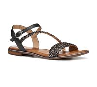 GEOX Schuhe Sozy Plus Dame Schwarz/metallic-grau 36,5