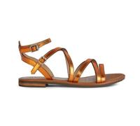 Geox D Sozy S G Flat Sandal, ORANGE, 41 EU