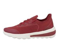 Geox Spherica Actif Damen Sneaker dunkelrot/weiß - 37