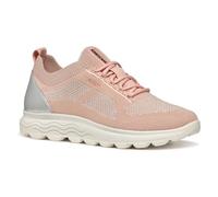 Geox Damen D SPHERICA E Sneaker, Nude/Silver, 38 EU