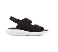 Geox D SPHERICA EC5 A Sport Sandal, Black, 36 EU