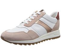 Geox D TABELYA Sneaker, Nude/White, 40 EU