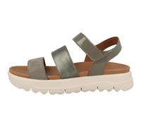 Sandale GEOX "D XAND 2.1S B" Gr. 36, grün (khaki) Damen Schuhe Geox Sommerschuh, Sandalette, Riemchensandale, mit breiten Riemen (63981169-36)