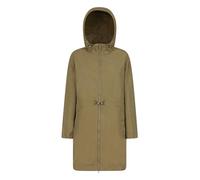 Geox Women's W BULMYA Long Parka Jacket, Burnt Olive, 46