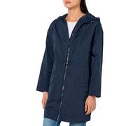 Geox Women's W BULMYA Long Parka Jacket, Navy Blazer, 40
