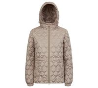 Geox Women's W MYLUSE Parka Jacket, Simply Taupe, 42