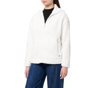 Geox Women's W Shaped+HOO Sweater, Blanc DE Blanc, 38