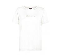 Geox Women's W T-Shirt, Optical White, L