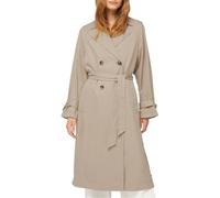Geox Women's W TOPAZIO Trench Jacket, Nougat, 42