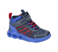 Geox Wroom Kinder Schuhe blau rot Blinker J26GAA für Kinder, blau, Größe 34 EU