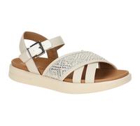 Geox Damen D XAND 2S B Wedge Sandal, Papyrus, 40 EU