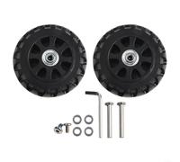 Gepäck-Koffer-Ersatzrollen-Set, hochfeste Kunststoff-Rollen mit vollständigem Installationszubehör, für Inline-Trolley-Koffer, 2 Sets, Größen 77 x 26 mm/80 x 29 mm/97 x 34 mm (80 mm x 29 mm)