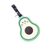 Gepäckanhänger aus Silikon, -Design, 10 cm, niedliche Koffer-Identifikation mit Datenschutz, Name, Adressabdeckung, bequemes Reisezubehör zum Fliegen, einfache Taschenerkennung, Geschenkwahl