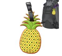 Gepäckanhänger - Silikon-Frucht-Design, 10,9 cm, niedliche Koffer-Identifikatoren mit Privatsphäre, Name, Adressabdeckung, bequemes Reisezubehör zum Fliegen, einfache Taschenerkennung, Geschenkwahl
