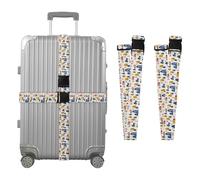 Gepäckgurte für LKW, Auto, Baum, 2 Stück, Gepäckgurte für Koffer, Reisegurte, Gürtel, Zubehör, Gepäckverbinder, verstellbar, robuster Gürtel