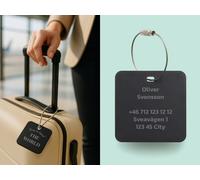 Gepäckschild mit Gravur - Eigener Text