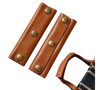 Gepäcktasche Ledergriff Wrap | 2 Stück PU-Leder-Gepäcktaschen-Griffhüllen-Ersatzriemen - Einfach zu verwendender Duffle Bag Griffschutz