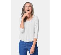 Gepflegtes Shirt in eleganter Blusen-Optik weiß 26