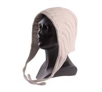 gepolsterte Bundhaube Natur weiß