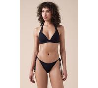 Gepolstertes Triangel-bikinioberteil Premium Fit Schwarz 1