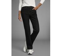 Gerade Jeans ARIZONA "Annett", Damen, Gr. 22, K + L Gr, schwarz, Jeans, Obermaterial: 98% Baumwolle, 2% Elasthan, Basic, normal lang, Jeans, bequeme Passform, 5-Pocket-Style, hohe Taille, Topseller (5