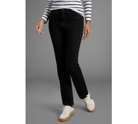 Gerade Jeans ARIZONA "Comfort-Fit", Damen, Gr. 20, K-Gr, schwarz, Jeans, Obermaterial: 98% Baumwolle, 2% Elasthan, clean, Basic, normal lang, Jeans, High Waist (227084-20) schwarz