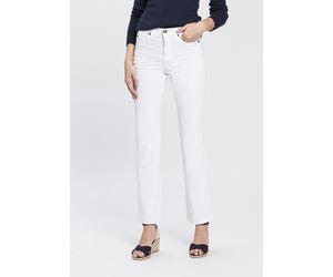 Gerade Jeans ARIZONA "Comfort-Fit", Damen, Gr. 21, K + L Gr, weiß, Jeans, Obermaterial: 98% Baumwolle, 2% Elasthan, Basic, normal lang, Jeans, High Waist, Topseller (455756-21) weiß