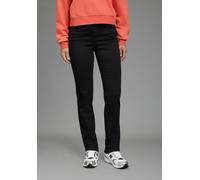 Gerade Jeans ARIZONA "Ultra-Stretch", Damen, Gr. 25, K + L Gr, schwarz (schwarz schwarz), Denim/Jeans, Obermaterial: 74% Baumwolle, 24% Polyester, 2% Elasthan, unifarben, Basic, gerade lang, Jeans, Us