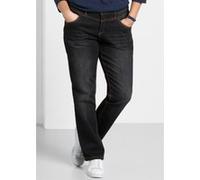 Stretch-Jeans SHEEGO, Damen, Gr. 48, Normalgrößen, schwarz (schwarz denim), 98% Baumwolle, 2% Elasthan, lang, Jeans (77428363-48) schwarz denim