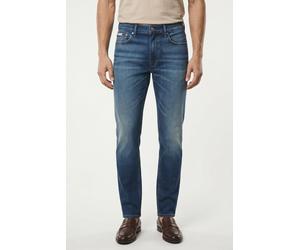 Gerade Jeans CALVIN KLEIN JEANS, Herren, Gr. 32, Länge 30, blau (celtic ocean), Denim/Jeans, Obermaterial: 98% Baumwolle, 2% Elasthan, unifarben, regular fit normal, Jeans, Regular fit mit Taschen (26