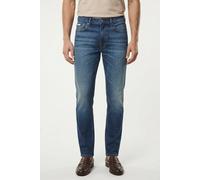 Gerade Jeans CALVIN KLEIN JEANS, Herren, Gr. 36, Länge 32, blau (celtic ocean), Denim/Jeans, Obermaterial: 98% Baumwolle, 2% Elasthan, unifarben, regular fit normal, Jeans, Regular fit mit Taschen (66