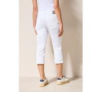 Gerade Jeans CECIL, Damen, Gr. 34, Länge 20, weiß, Jeans, 97% Baumwolle, 3% Elasthan, unifarben, kniebedeckend, Jeans, 5-Pocket-Style (78585966-34) weiß
