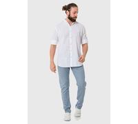 Cipo & Baxx Herren Leinenhose Jeans Denim Gestreift Freizeithose Baumwolle CD841 Blau W34 L32