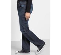 Stretch-Jeans SHEEGO, Damen, Gr. 24, Kurzgrößen, blau (dunkelblau denim), 98% Baumwolle, 2% Elasthan, unifarben, lang, Jeans (19611412-24) dunkelblau denim